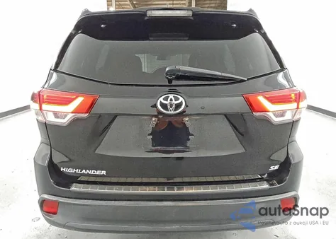 2018 Toyota Highlander Se из США, поврежденный, VIN 5TDKZRFH3JS534124